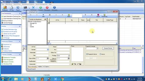fingerprint time attendance software download